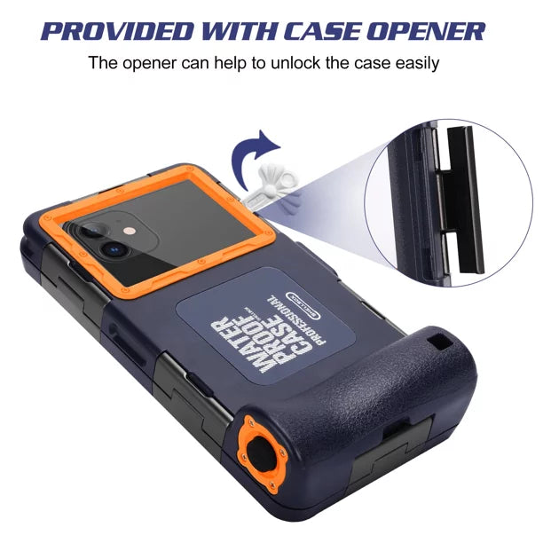 Phones Xperia Housing for with Inch Case XA2 all Video Swimming Photo Professional Protective Plus Lanyard [15m/50ft] to LCD UrbanX Waterproof Diving Underwater And 6.9 Surfing Up Snorkeling