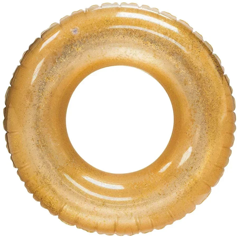 Swimming Rings, Pool Swimming | Pool Inch Pool Adults Pool Pool Float Kids Toys Beach Tube with Toys Toys Party, Gold Floaties - Glitter Terra Floats for Inflatable for 48