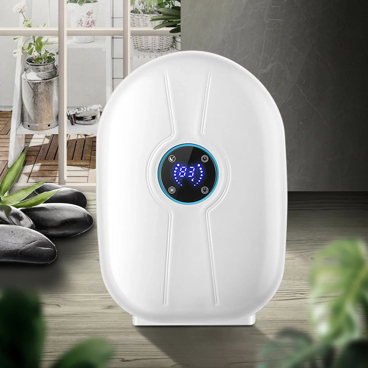 Remote Free Mini Bedroom Air Damp Dehumidifier Moisture Control 500ml Dryer Home