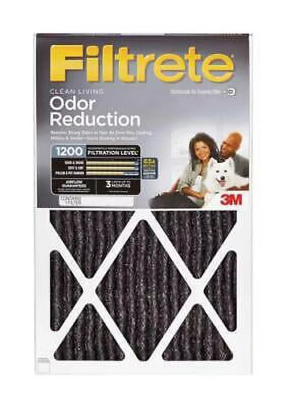 Pleated H x in. 20 4) Filtrete 11 20 in. MERV Air Carbon in. of Filter 3M 1 W (Pack D x