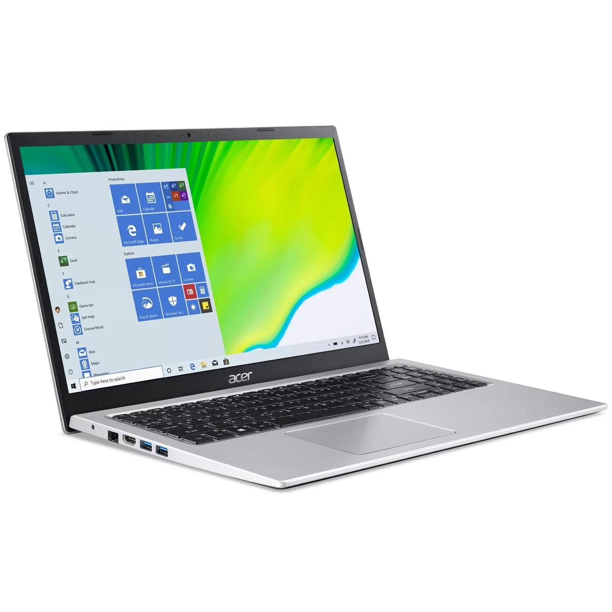 W11HS Acer Celeron Laptop - N4500 Aspire FLASH Restored (Refurbished) 15.6" RAM 4GB 1 64GB 1.1GHz Intel