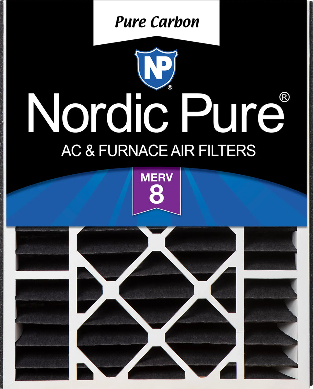 Reduction PK 1 Merv Bear Air 20x25x5 Carbon Air Odor Pure Replacement Filter 8