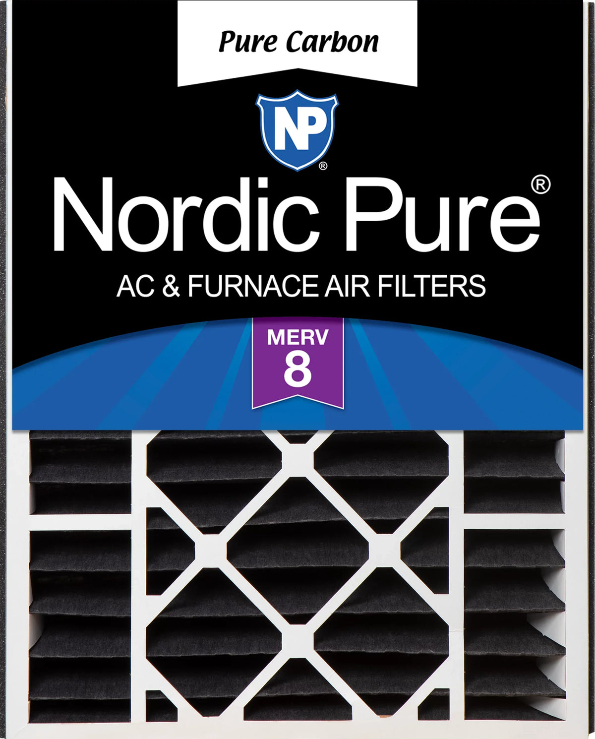 Reduction PK 1 Merv Bear Air 20x25x5 Carbon Air Odor Pure Replacement Filter 8