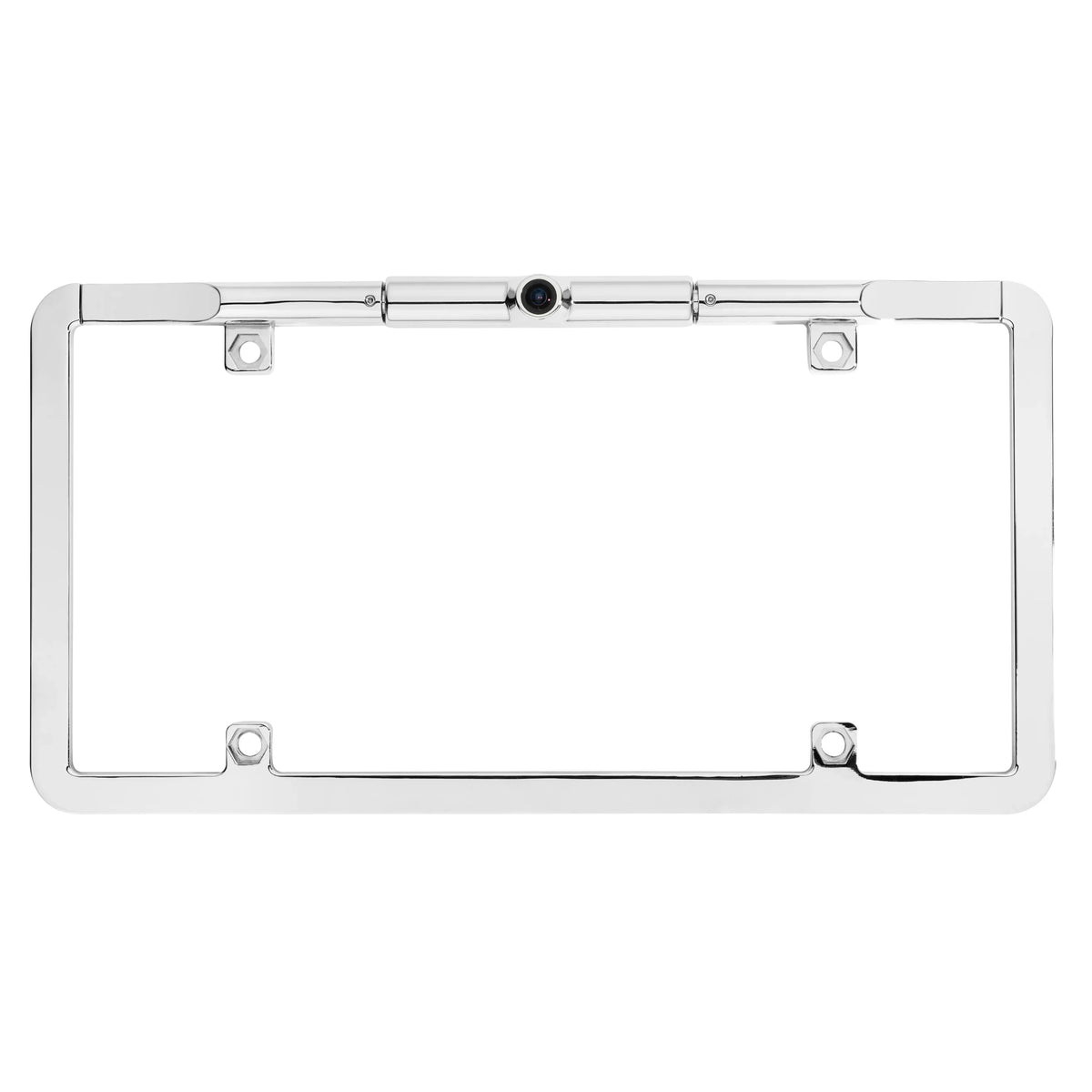 Camera BOYO Active Slim Plate (Chrome) with Ultra - Backup Lines VTL275TJ Full-Frame License Parking