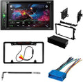 Double Touchscreen DVD/CD KIT4830 Stereo Media Buick Bluetooth/Backup 6.2" Digital Riviera Receiver W/ WVGA with for Kit/in-Dash AM/FM Pioneer Camera/Installation Car 1996-1999 Bundle DIN