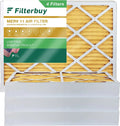 (4-Pack) 10x16x4 AC Pleated MERV Filters Air 11 Filterbuy Furnace HVAC