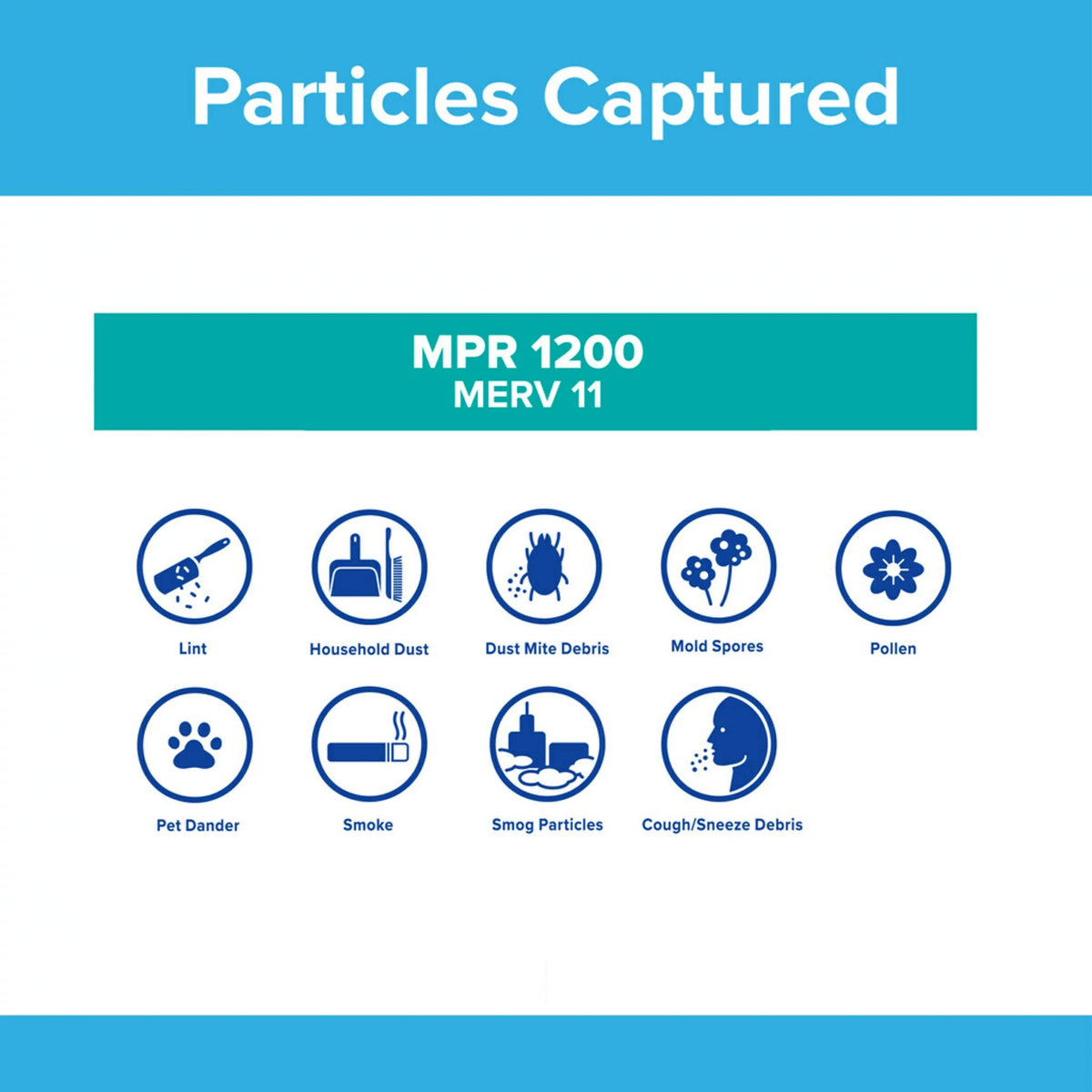 Allergen MERV Filter, Reduction Filter Pleat, 11, Air MPR 16x25x4 Deep 1200 Filtrete 1