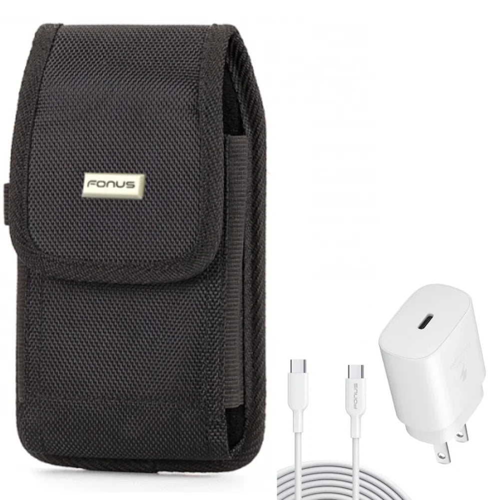 USB-C Plus 2 6ft Plus Belt Swivel Case 25W Pro S22 w Holster for S9 XCover - Cable S21 10 Razer Plus OnePlus Phone Type-C Charger Galaxy PD Ultra Pro Clip S8 - Fast Home Plus Ultra