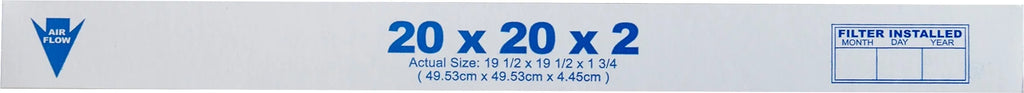 3 Pack MERV 20x20x2 Pure Pleated 10 Air Filters Nordic