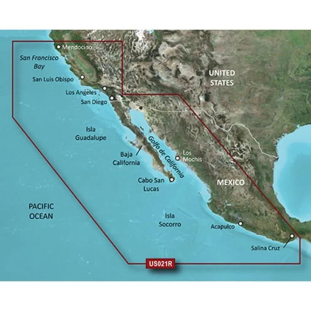 California-Mexico Garmin HUS021R,