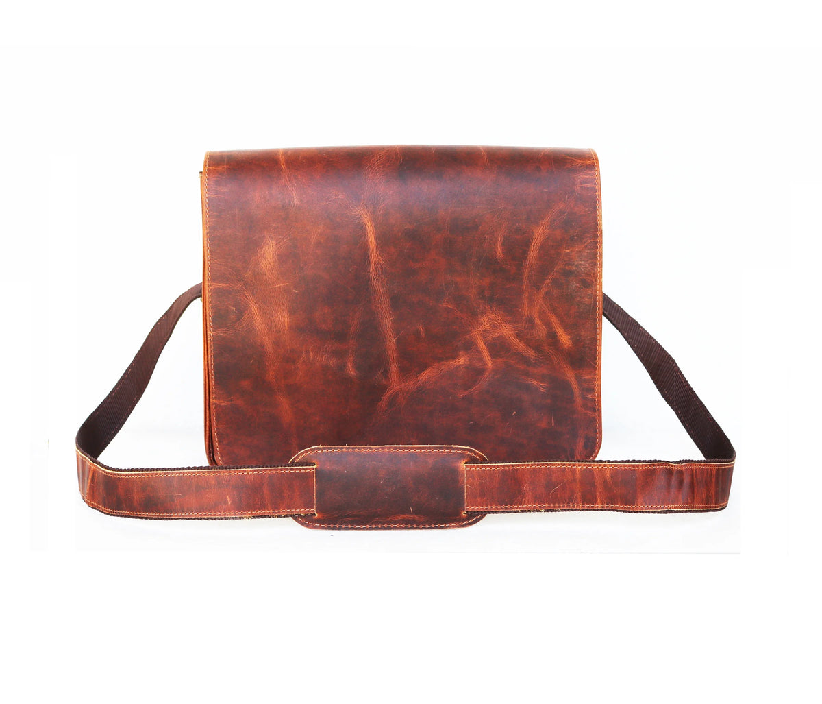 gift iPad MacBook briefcase men shoulder distressed Handmade office bag for Leather satchel bag for bag