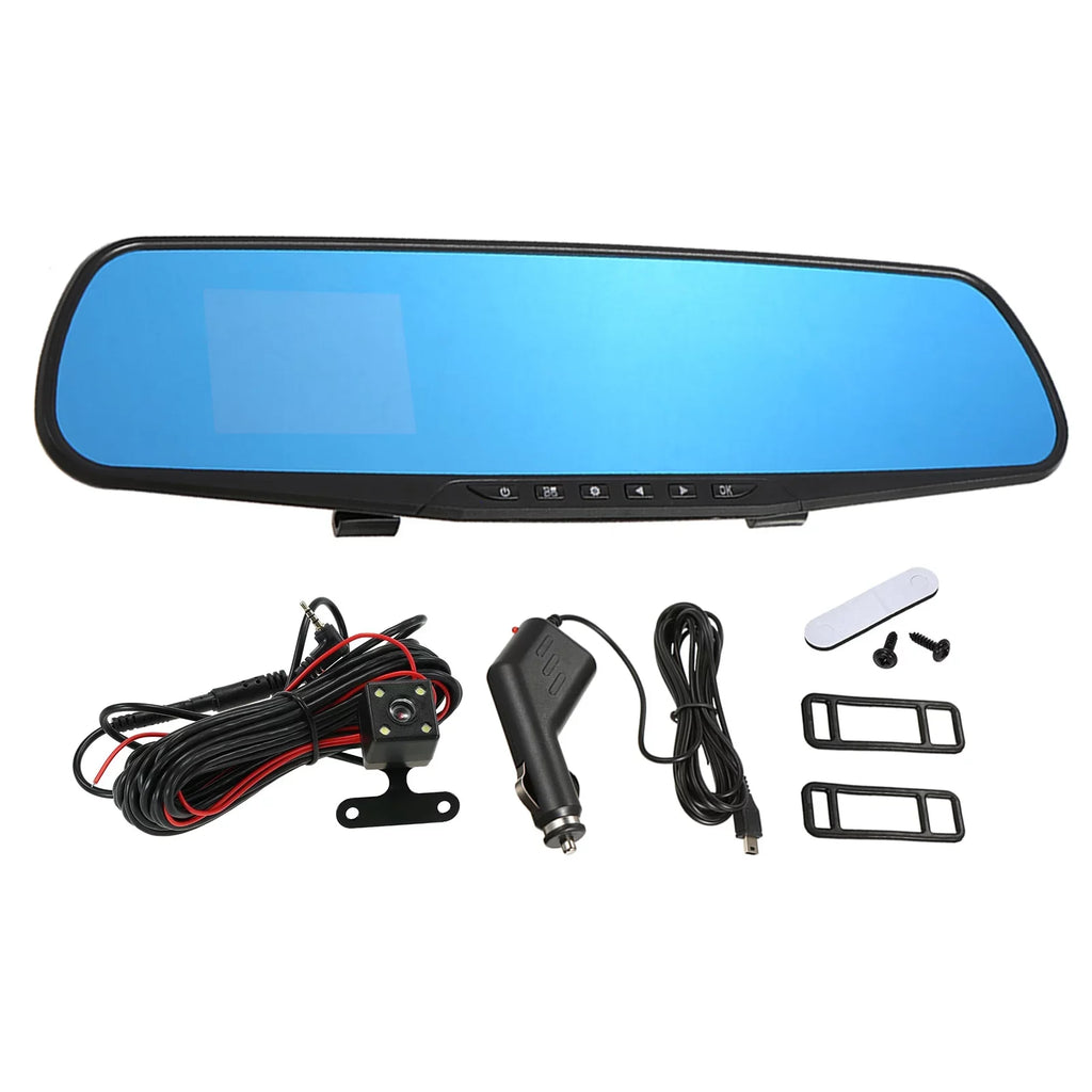 Anself 170°Wide 1080P Detection Cam Full for Safety Recording Motion Dual Dash Recorder Parking Lens Loop Driving Angle Driving