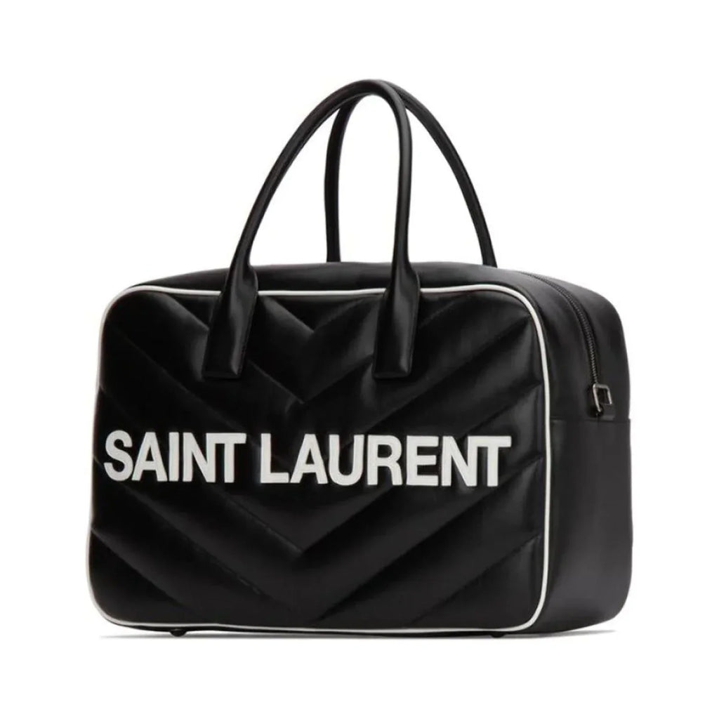 Bag 525145 Bowling Laurent Duffel Miles New Leather Logo Saint Black Calf