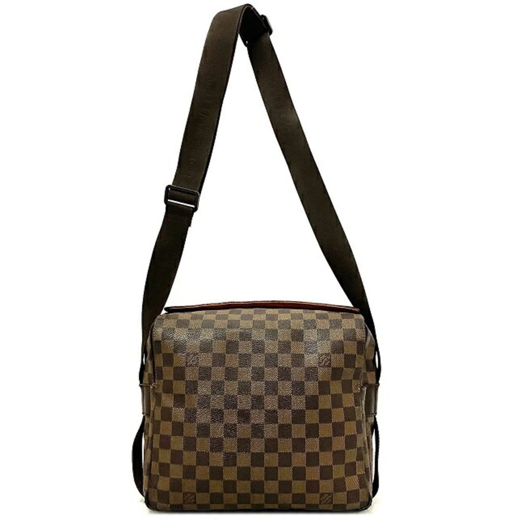 Brown Ebene N45255 (Good) SR0055 Pre-Owned Bag Damier Shoulder Naviglio