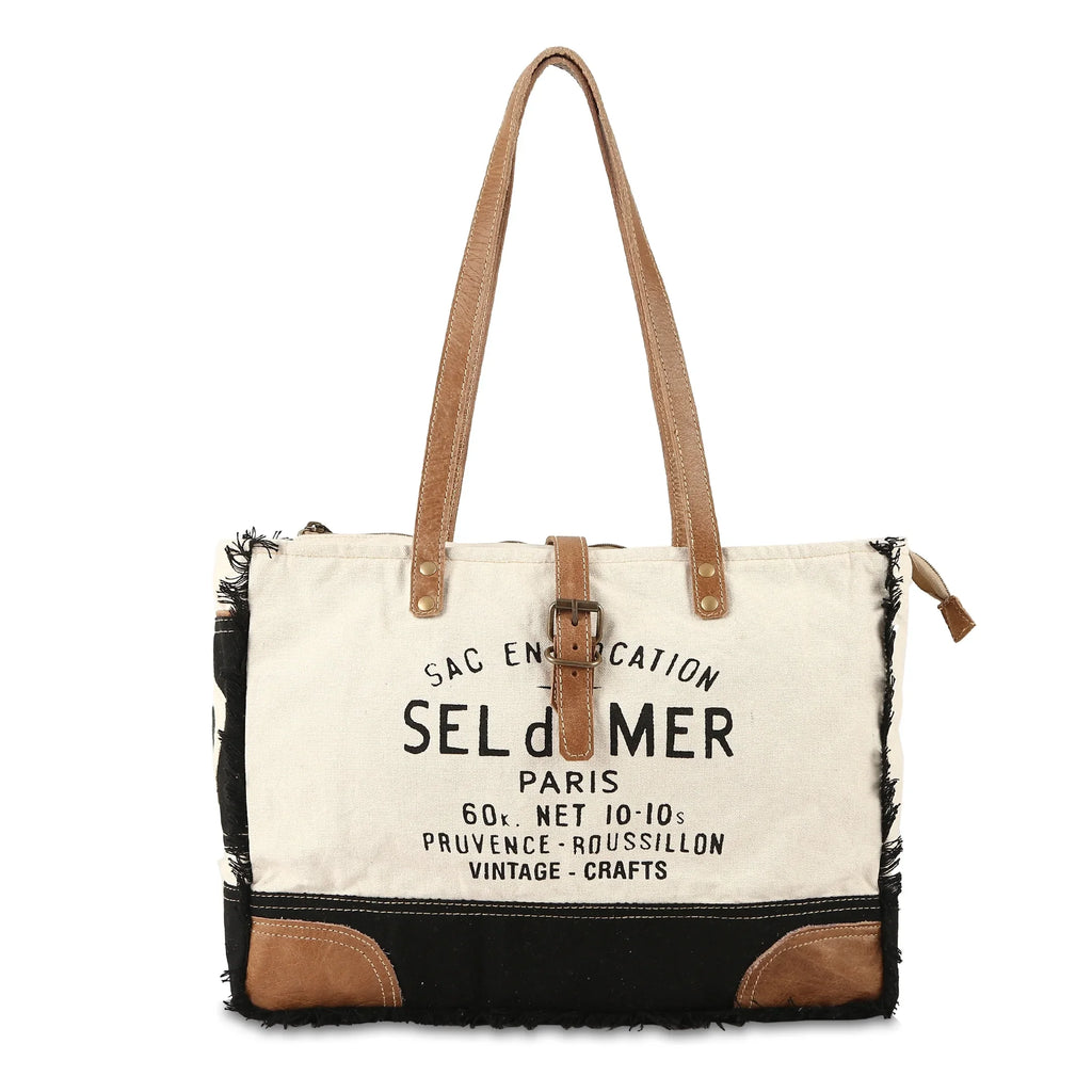 hand mer bag canvas upcycled radiant canvas upcycled Vintage crafts bags leather tote de bag sel bag