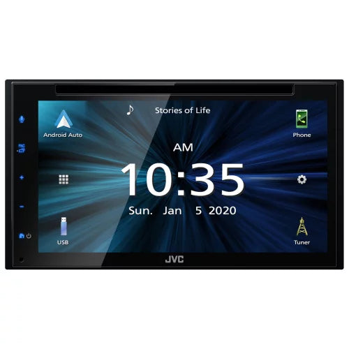KW-V66BT Carplay JVC Camera Player Android CD/DVD 6.8" Car Receiver+Backup