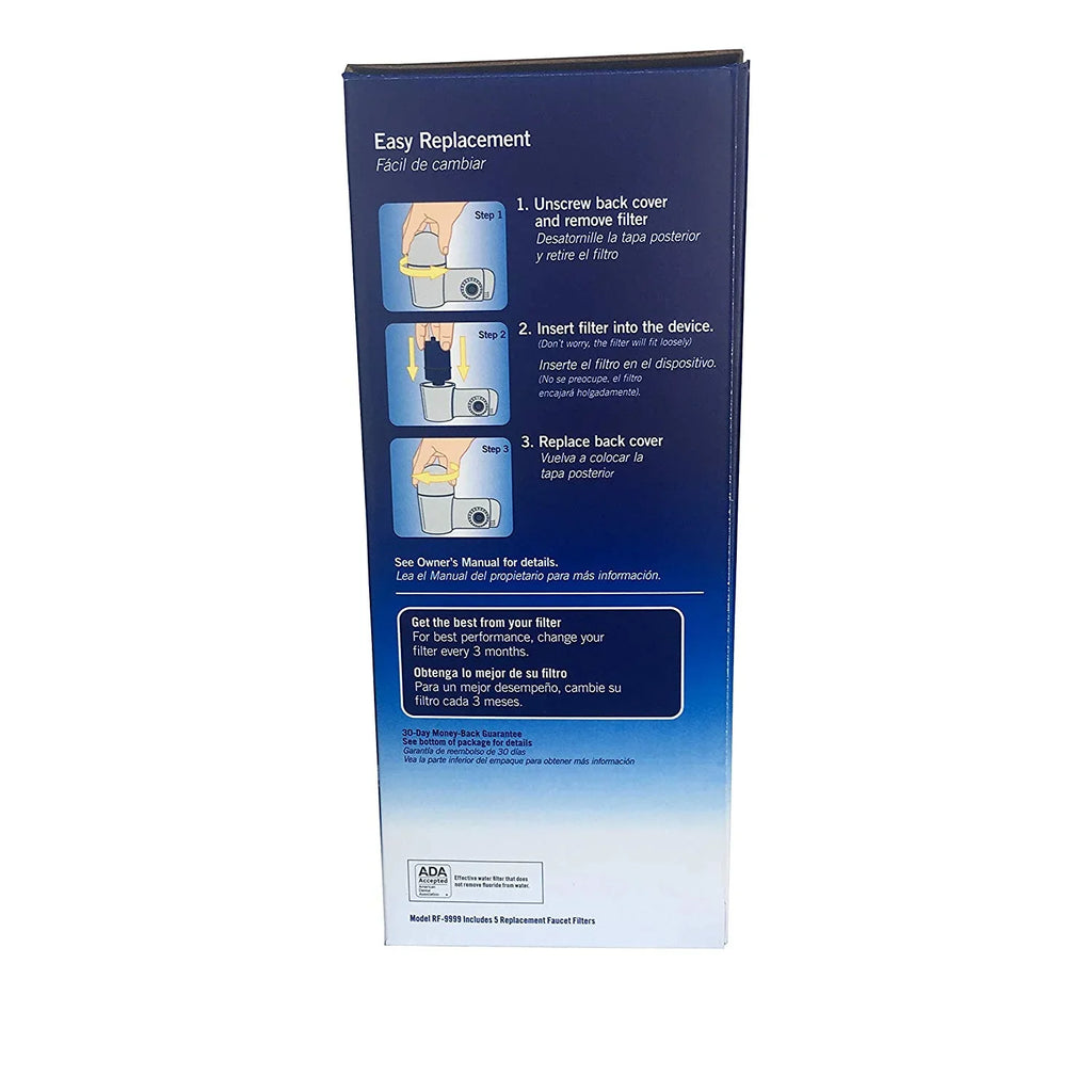Filter, Replacement PUR Mount liquid Blue, 5 Pack Faucet