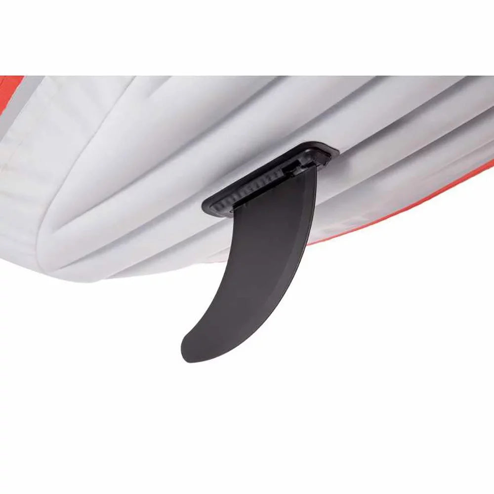 Red Inflatable Excursion (3 Vinyl Pro with & Pump, Oars Pack) Kayak 2 Person