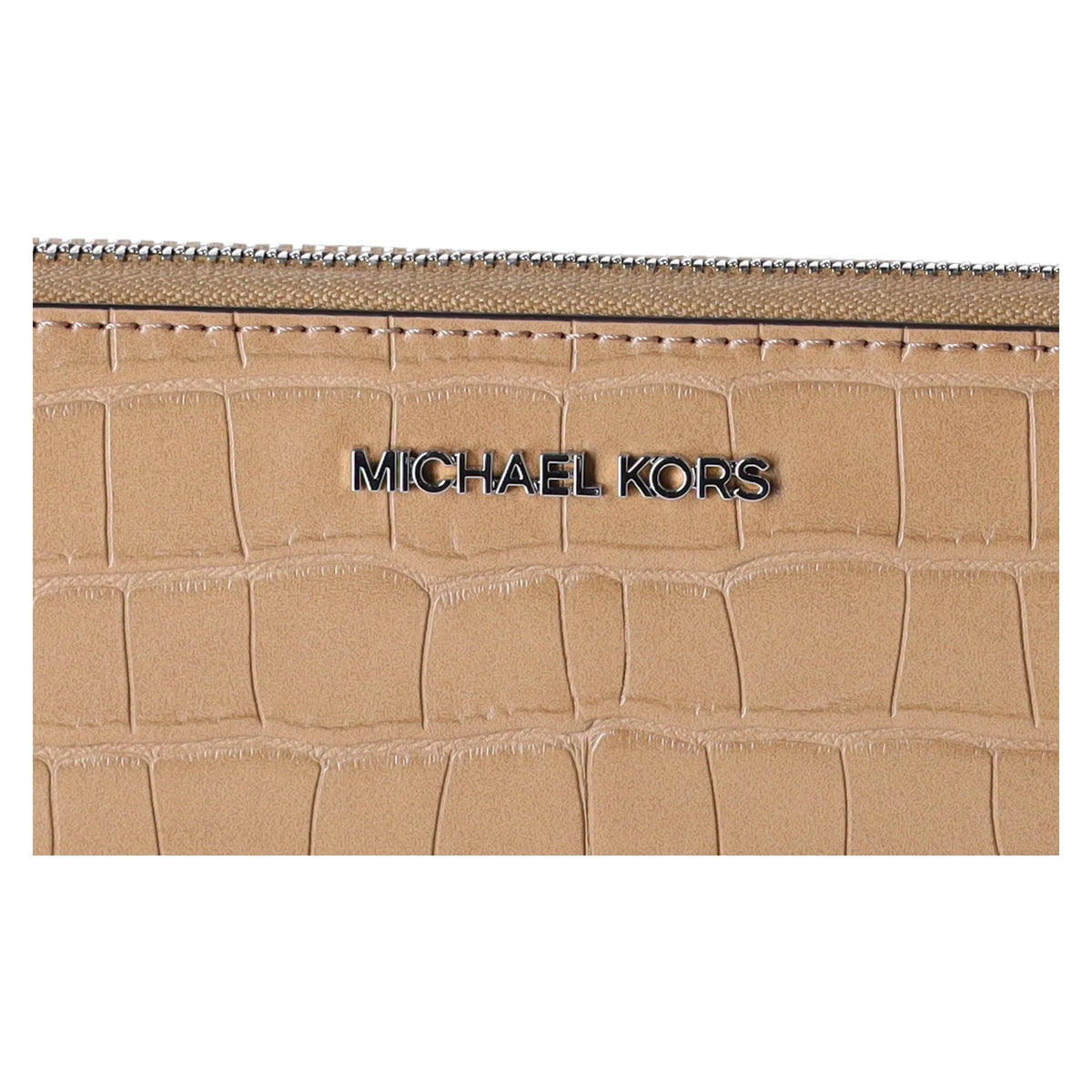 Camel Travel Continental Set Kors Jet Croc Large Embossed Wallet Michael