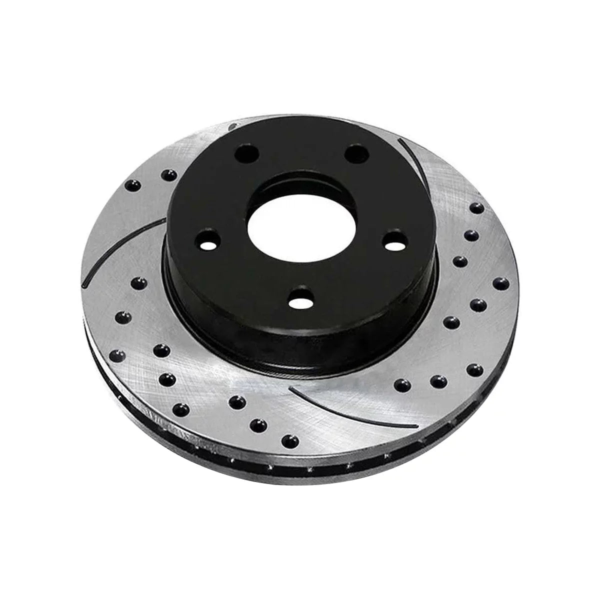 for 2008-2017 Dodge Drilled Pair of Slotted 2.0L 2.4L Side Replacement and Lancer Front Rotors AWD 2007-2010 FWD 1.8L Caliber AutoShack 2011 PR63039LR 2 2012 Brake Driver Mitsubishi Black Passenger