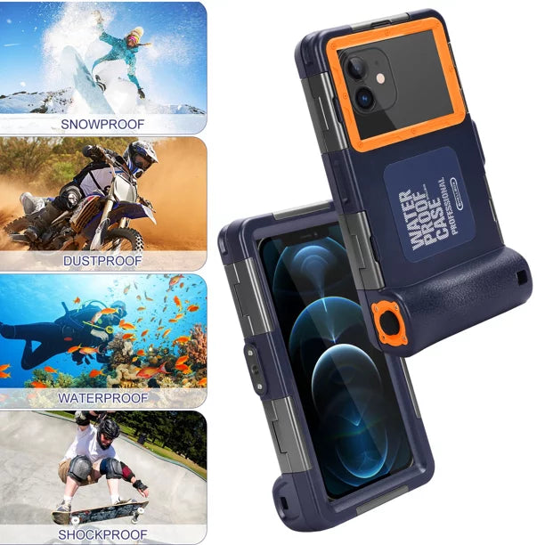 Phones Xperia Housing for with Inch Case XA2 all Video Swimming Photo Professional Protective Plus Lanyard [15m/50ft] to LCD UrbanX Waterproof Diving Underwater And 6.9 Surfing Up Snorkeling