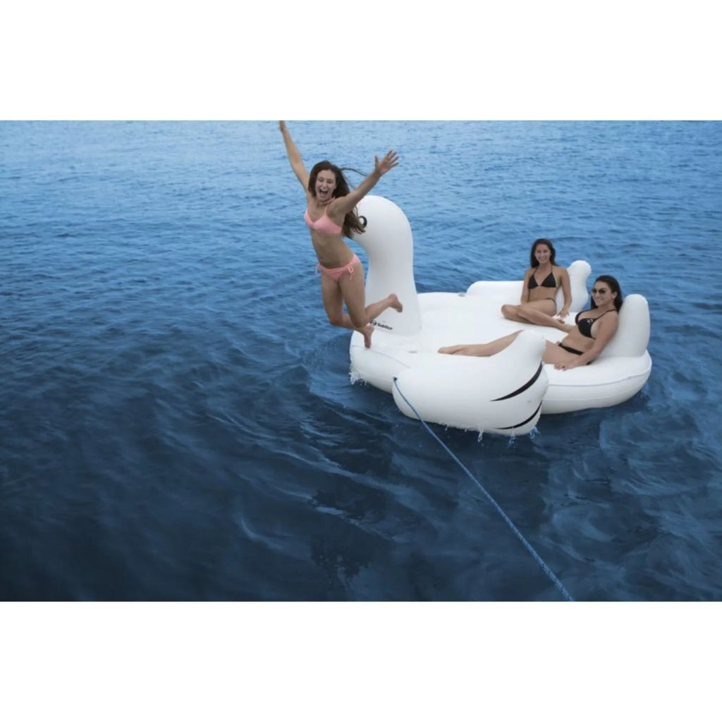 105" Inflatable Giant Swan Island Mega