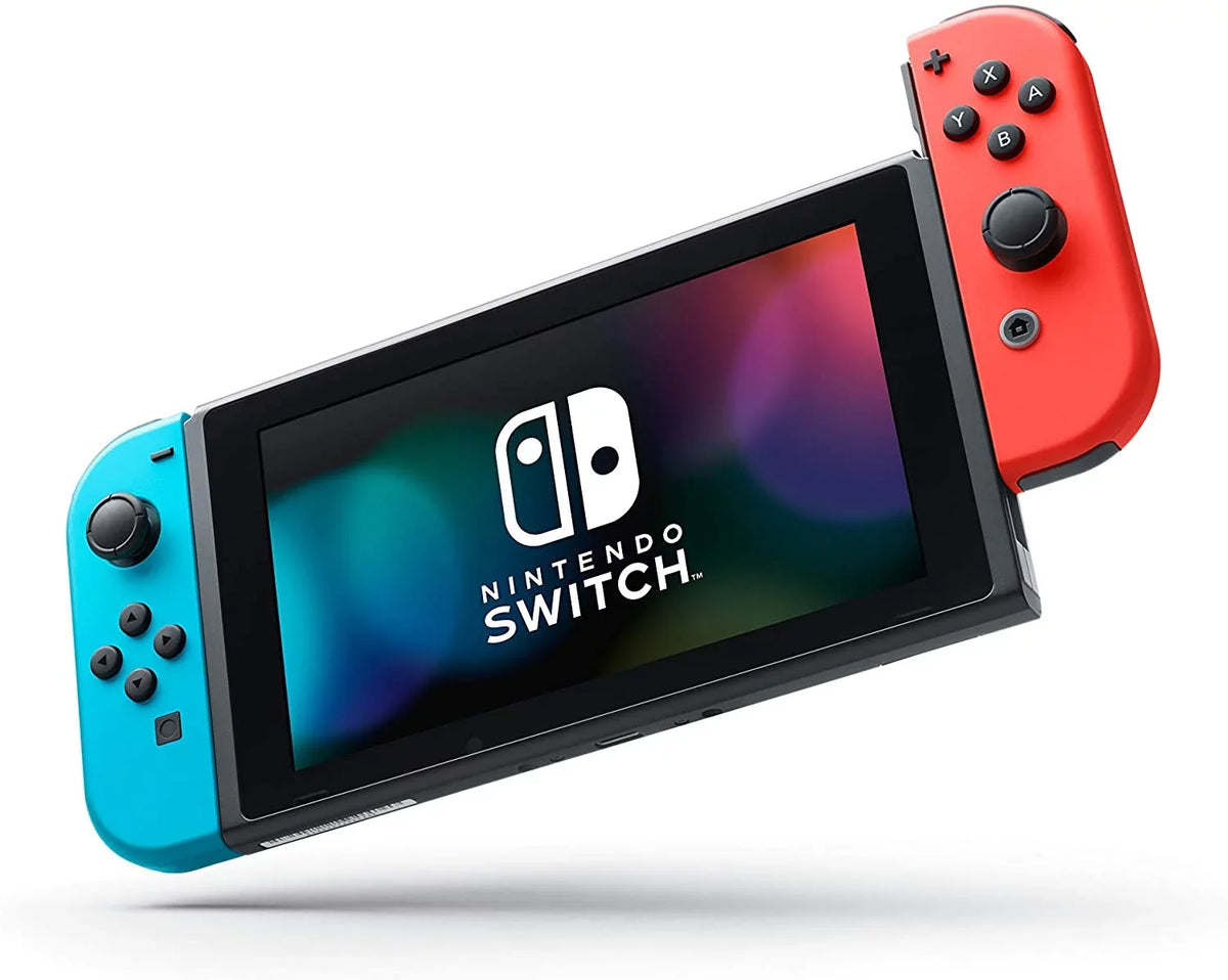 '- Neon Nintendo Blue Joy-Con459 Console Red/Neon 32GB - Switch