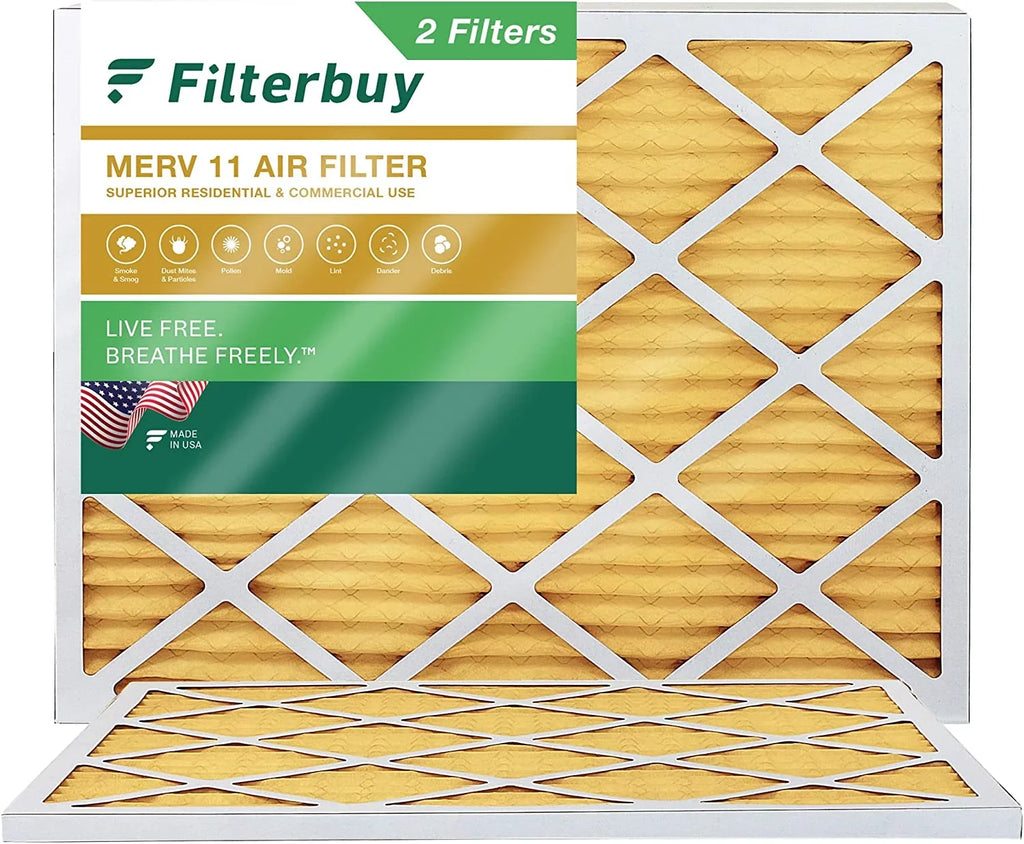 Filters Air Furnace HVAC 18x21x1 (2-Pack) MERV 11 Pleated Filterbuy AC