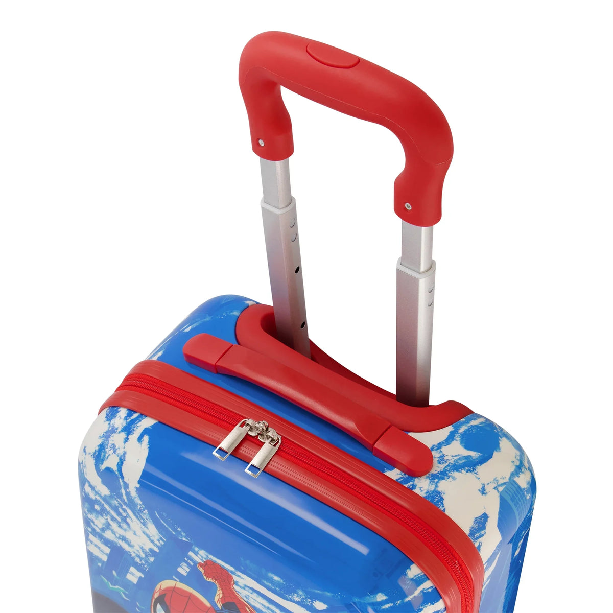 with Marvel Luggage, Hardshell Blue Inch Suitcase Kids Spider-Man 21 Carry On Rolling Wheels,