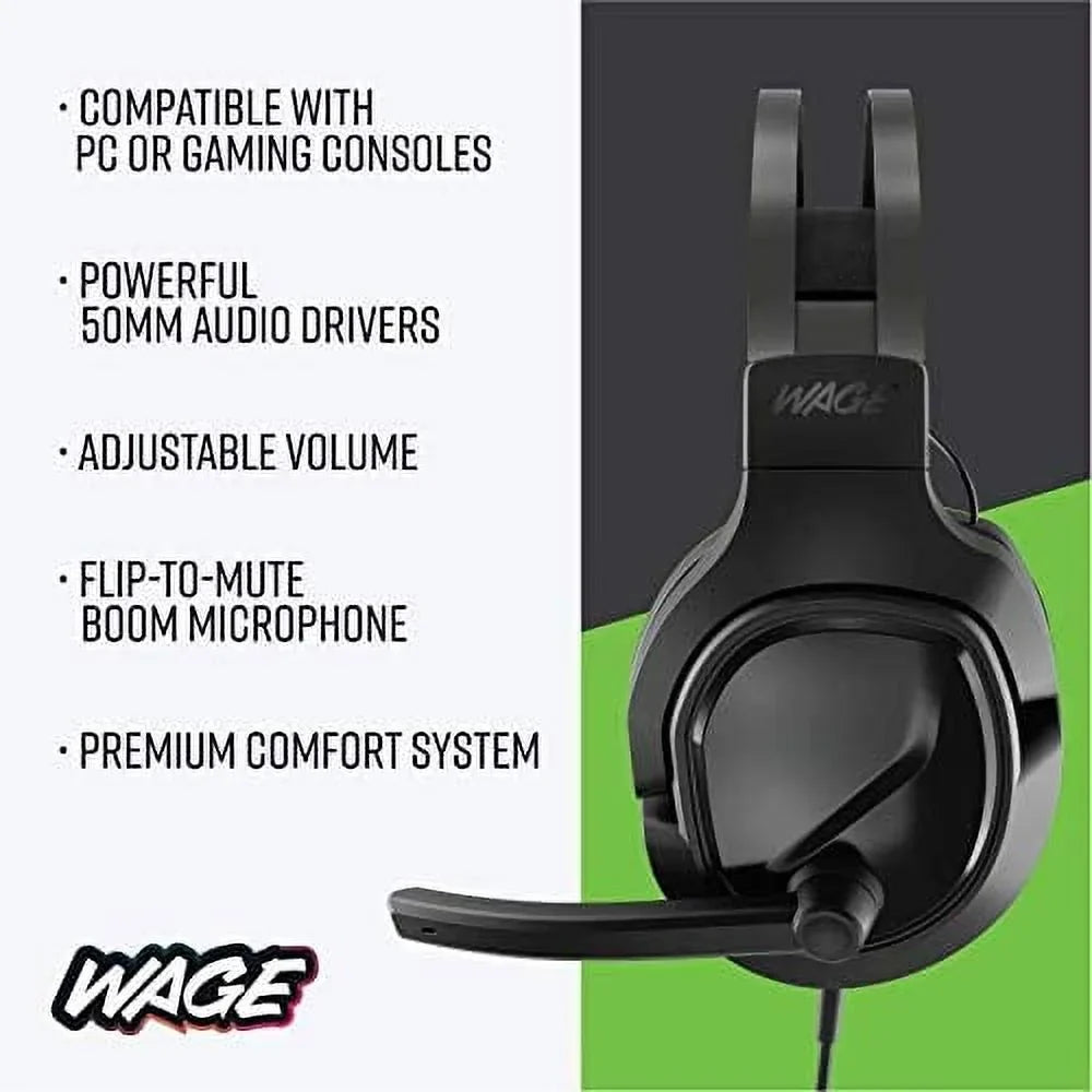 Gaming Pro Black/Green (WMAGY-N080) Universal Wage - Headset