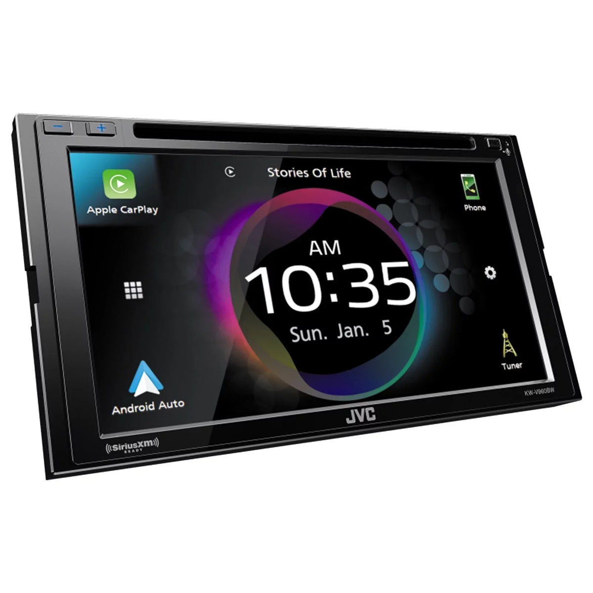 Player USB 6x9" Coaxial Wire Speakers 16G Radio Factory Power DIN with Receiver Bundle Bluetooth 4-Way Double JVC Car AM/FM Watt Upgrade and 2x Car KW-V960BW Dual Speaker Peak 550 Combo Audio CD/DVD