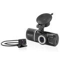 3-Channel Rear View MNCD245T Camera Screen Dash and Full with 2.45" HD Recording, Black Front LCD