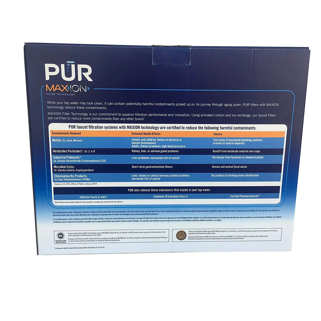 Filter, Replacement PUR Mount liquid Blue, 5 Pack Faucet