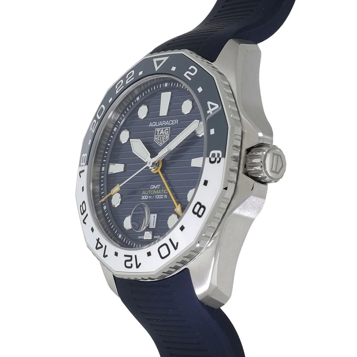 Professional Caliber Watch Heuer (New) 7 Men's GMT Tag Blue Pre-Owned WBP2010.FT6198 300 Aquaracer