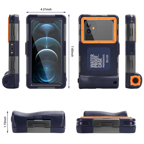 Phones Xperia Housing for with Inch Case XA2 all Video Swimming Photo Professional Protective Plus Lanyard [15m/50ft] to LCD UrbanX Waterproof Diving Underwater And 6.9 Surfing Up Snorkeling
