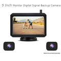 Camper,Trailer for Trailer Truck, RV, BackUp Dual Kit, Digital Waterproof Camera Cameras, Wireless Car, View Rear Camera Camera Channels Reverse