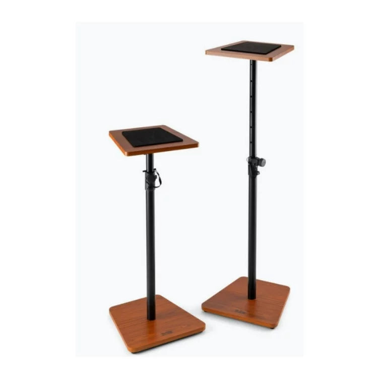 On Rosewood) Stands Height SMS7500R Stage Adjustable Studio Monitor Wood Non-Slip (2-Pack,