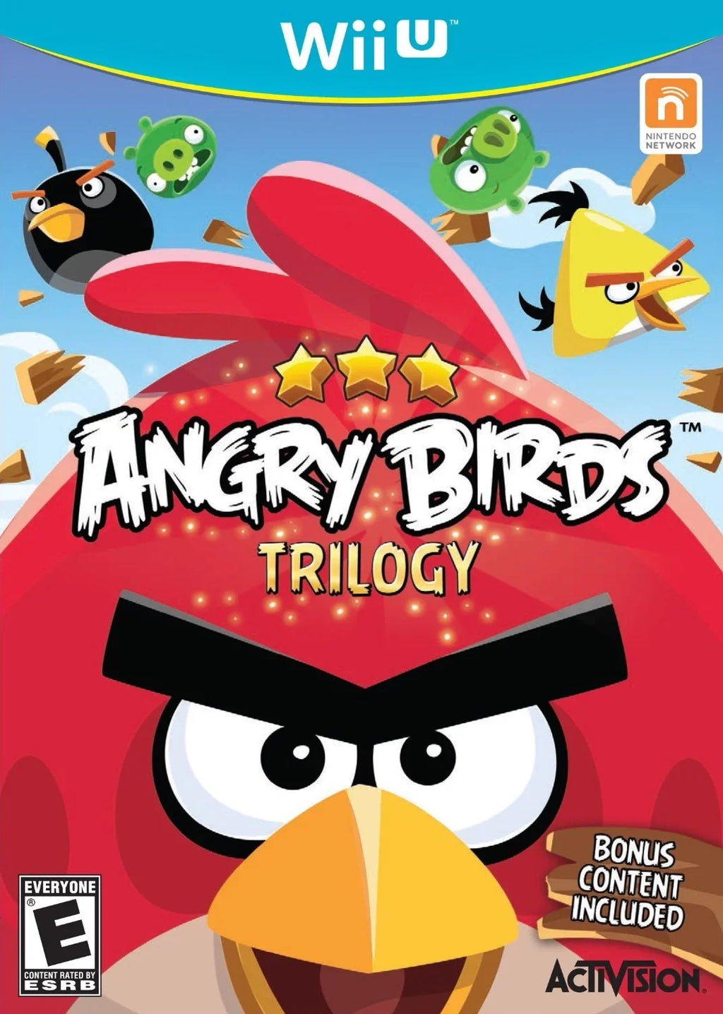 '- Nintendo U Trilogy Angry Birds Wii