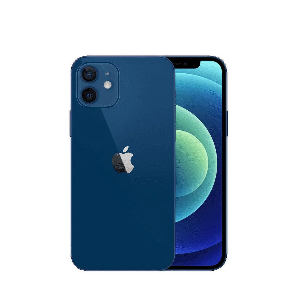 Good) - (Refurbished: iPhone Pre-Owned 128GB Blue 12 Unlocked Fully