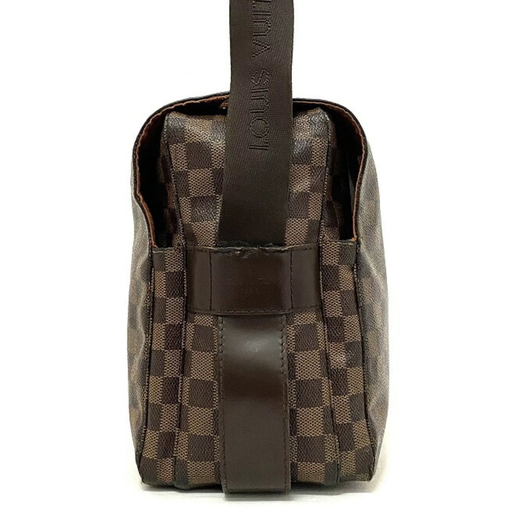 Brown Ebene N45255 (Good) SR0055 Pre-Owned Bag Damier Shoulder Naviglio