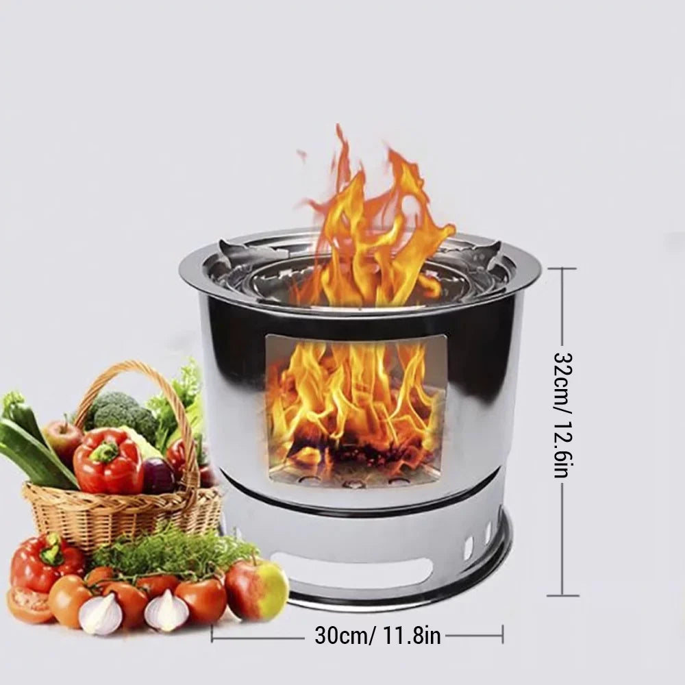 Camping Picnic for [Brand], Wood Stove by Stove Versatile Backpacking Portable