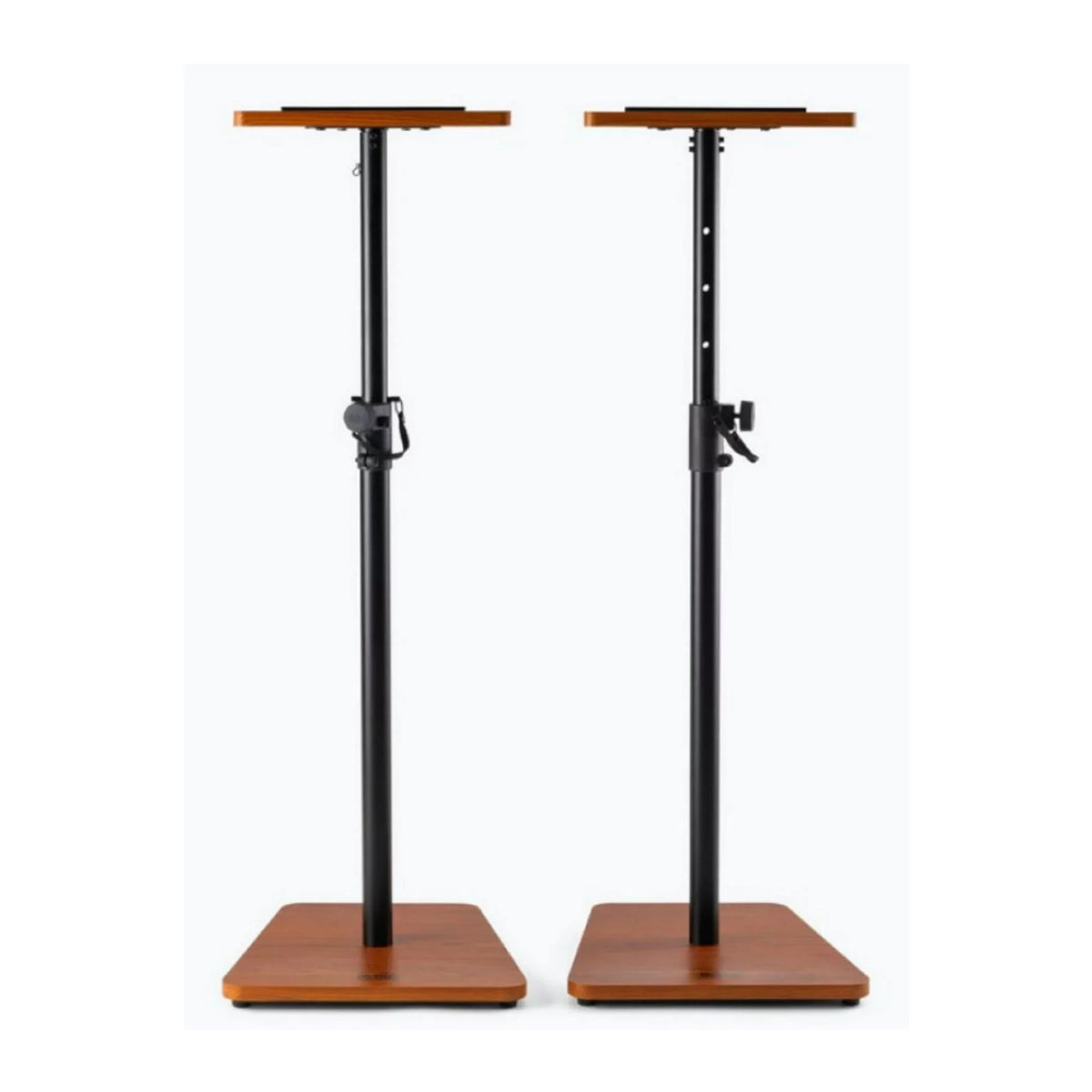 On Rosewood) Stands Height SMS7500R Stage Adjustable Studio Monitor Wood Non-Slip (2-Pack,