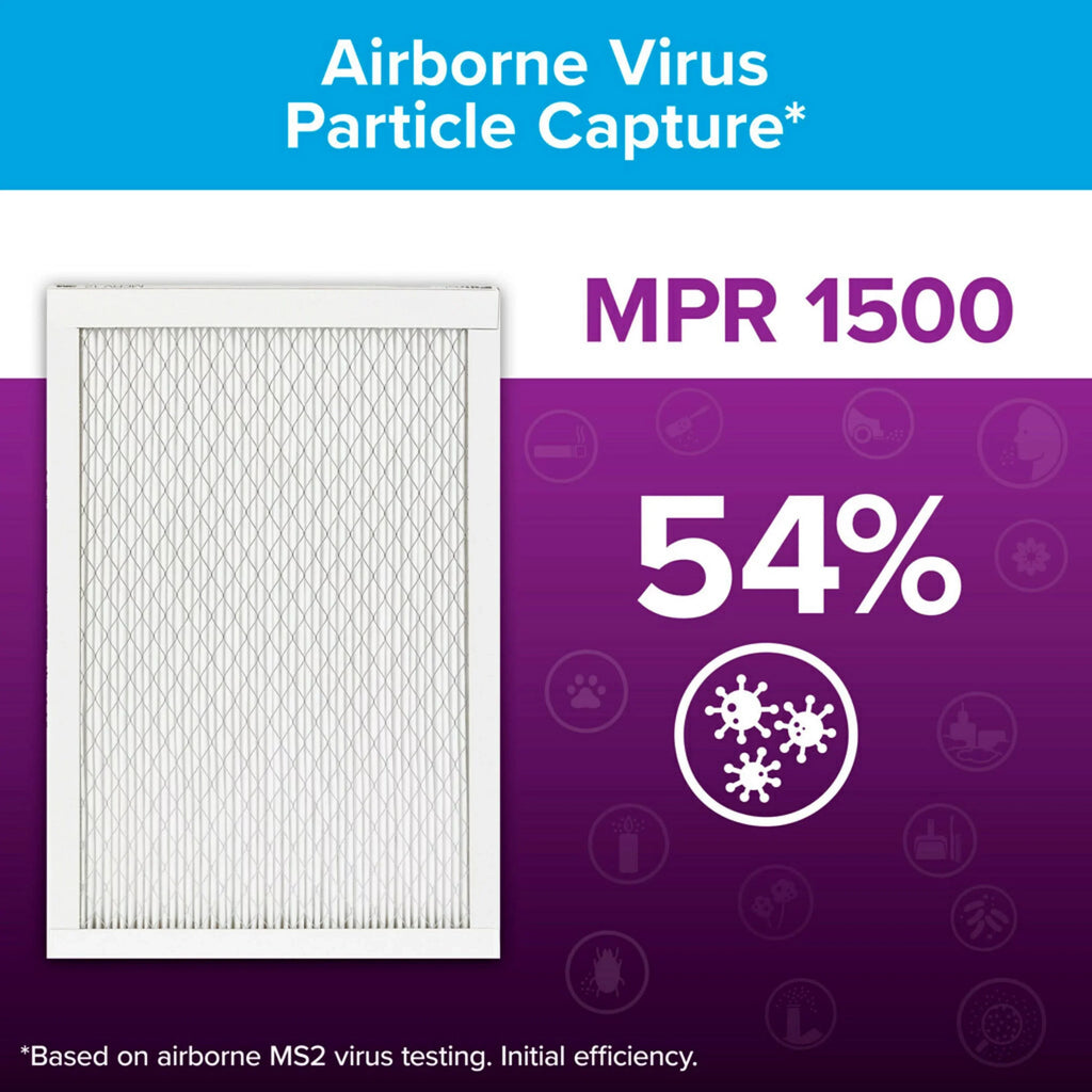 Air Reduction, Allergen 12, MPR Filtrete 14x30x1 Filters Advanced MERV 1500 Filter, 4