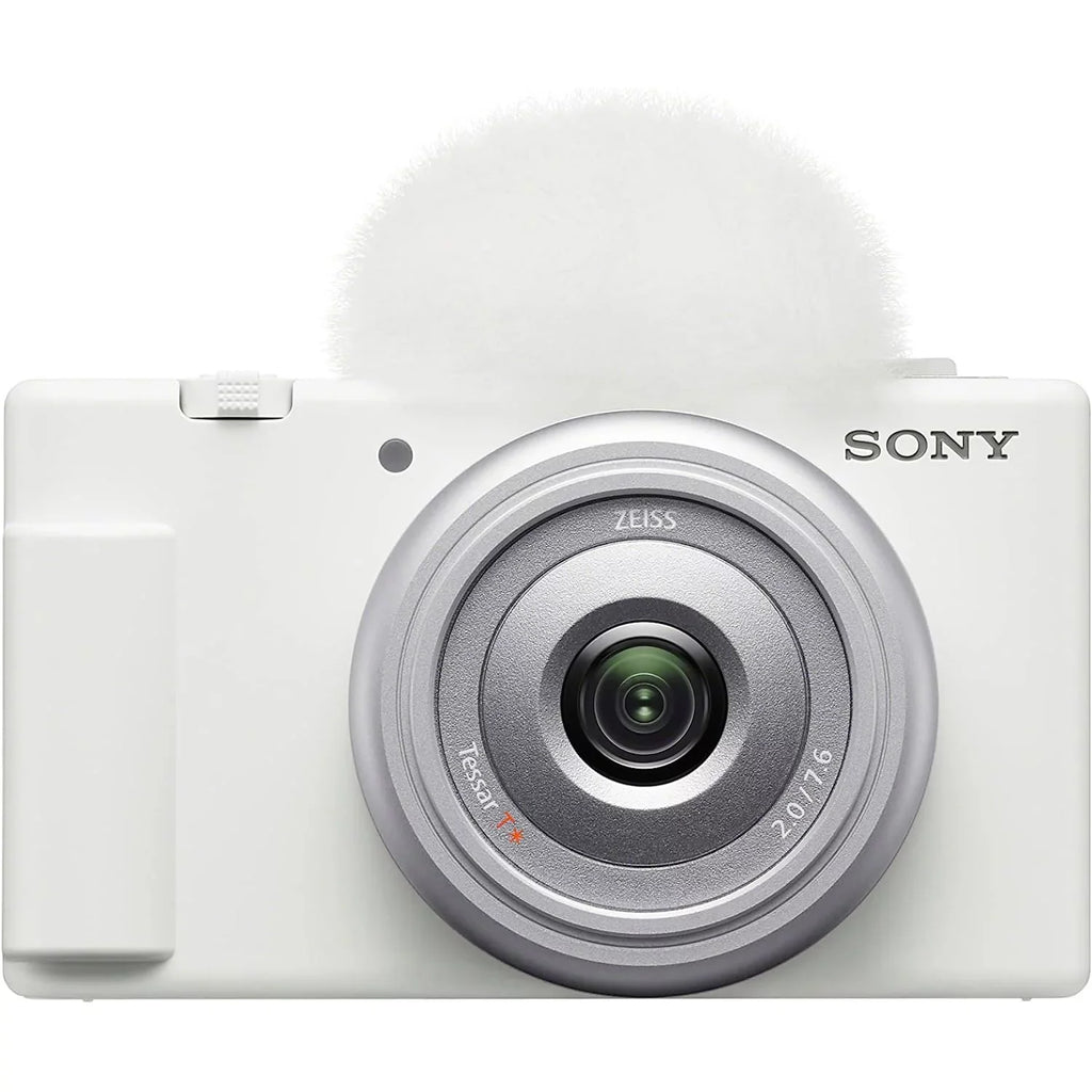 & Creators 4K for White Vloggers Vlog ZV-1F/W Camera and 20.1MP Content Bundle with Video ZV-1F