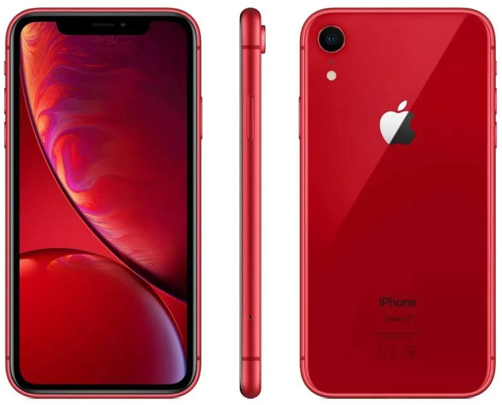 Unlocked Red (Refurbished) iPhone Restored XR 64GB Fully Smartphone