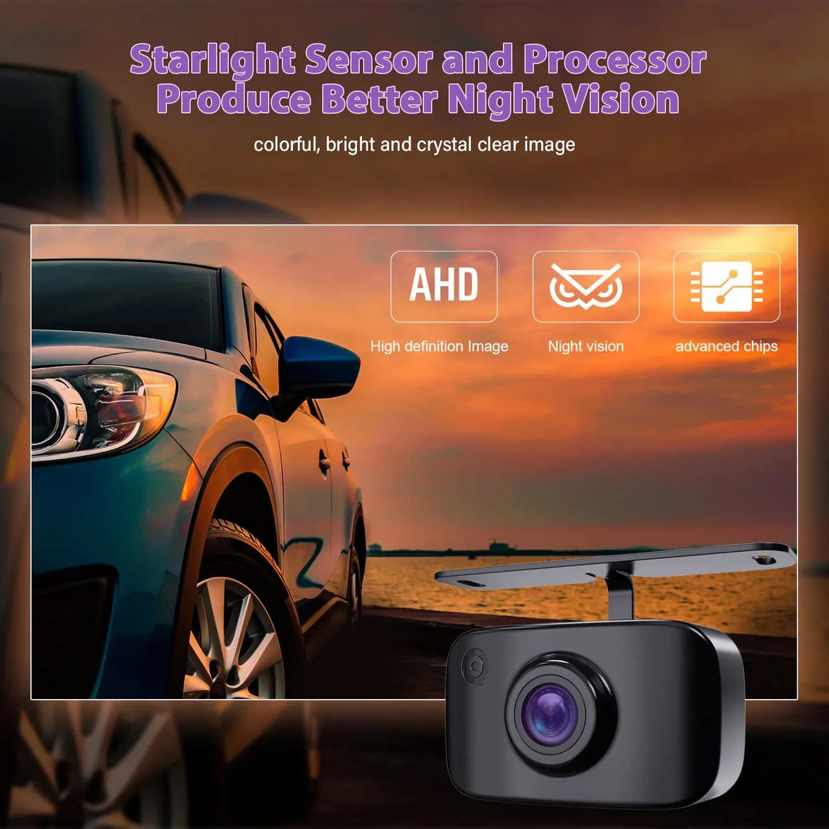 Backup Rear Camera, Rear Camera ERT11 Car SUV eRapta Pickup Front Truck View Plate License HD Reverse Van for RV Camera