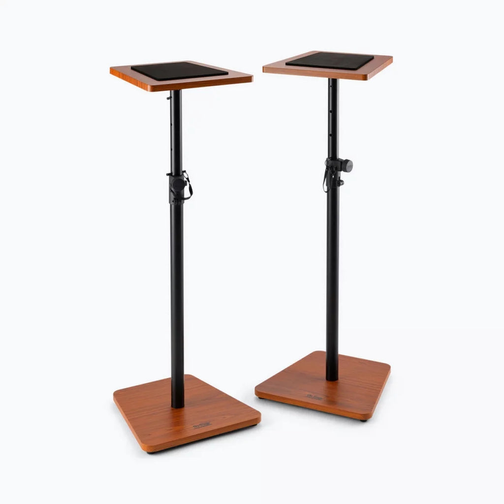 On Rosewood) Stands Height SMS7500R Stage Adjustable Studio Monitor Wood Non-Slip (2-Pack,