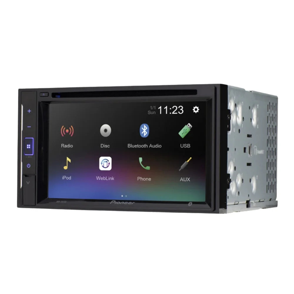 w/OEM Pioneer Kit Backup - and Din Multimedia DVD DVD Installation KIT2128 Car Nav Bundle for Stereo Chrysler / Radio Kit Touchscreen 2007 Bluetooth Aspen Camera, Dash - with Double