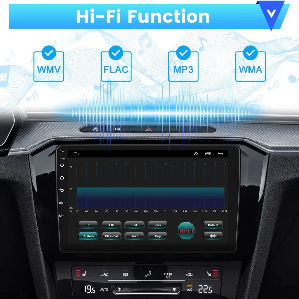 Carplay Android 13 2006-2011 Auto WIFI Link Hifi 1080P HD Civic AHD 10'' Radio Car Bluetooth, Mirror Android Camera Stereo GPS 2+64G Backup Touchscreen Honda for Wireless FM Podofo