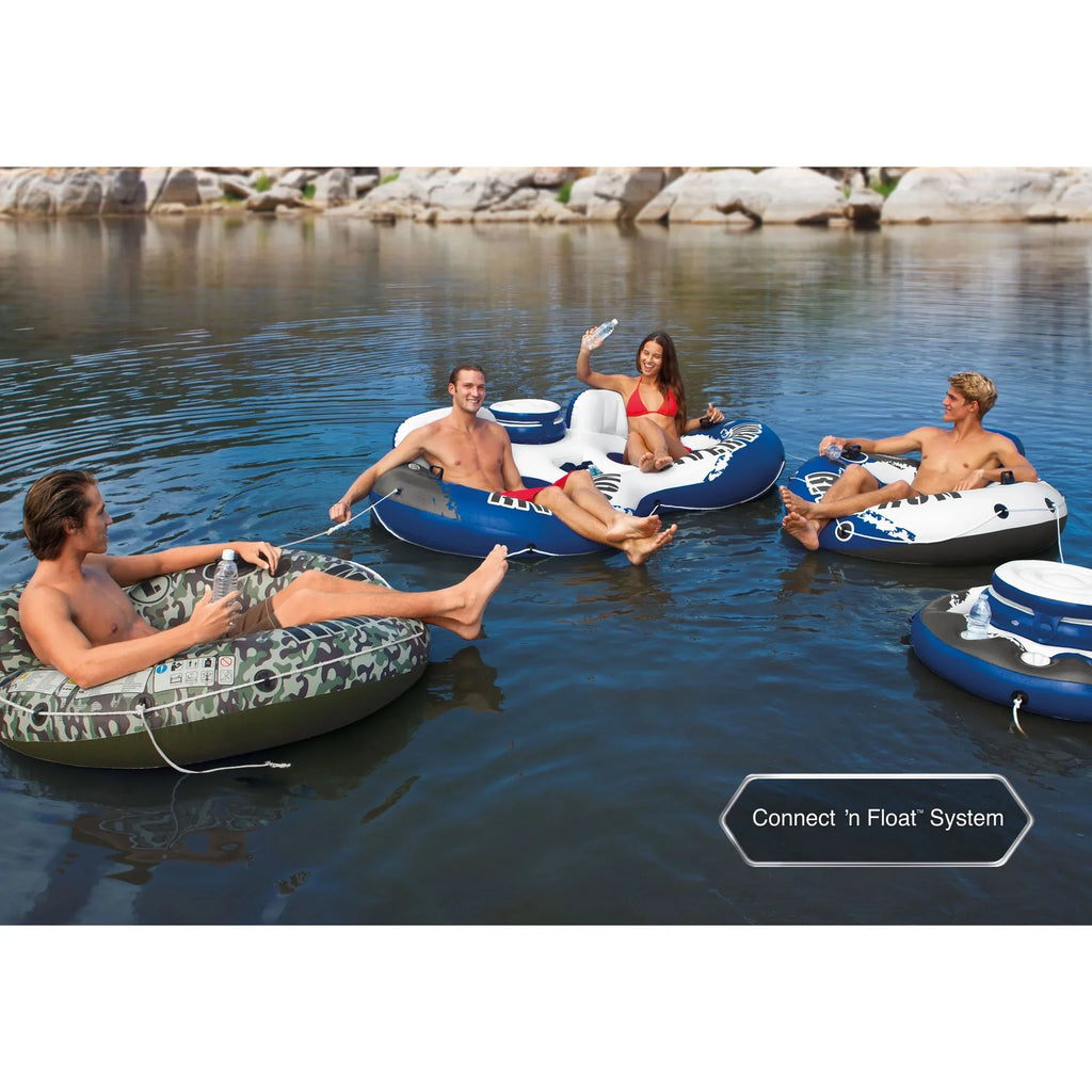 River (2 Tube w/ Intex Person Flag American Person 1 2 Float Pack) Run